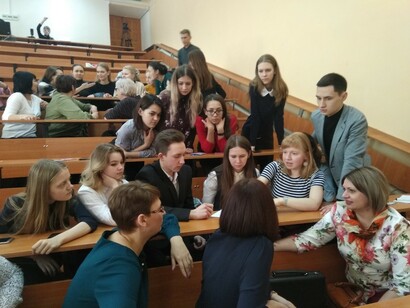 Добровольцы провели патриотическую игру в БГПУ