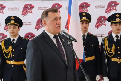 Прошел торжественный прием в Юнармию