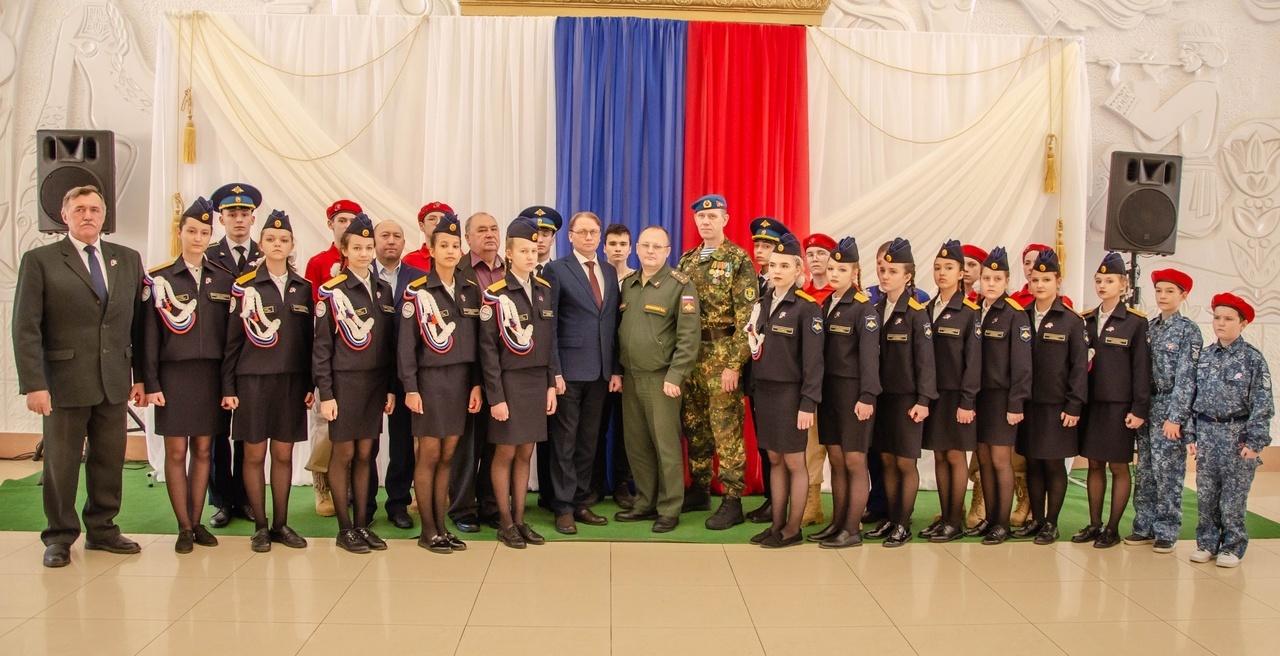 Приём в ряды Всероссийского военно-патриотического движения «Юнармия»